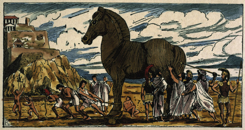 trojan war horse